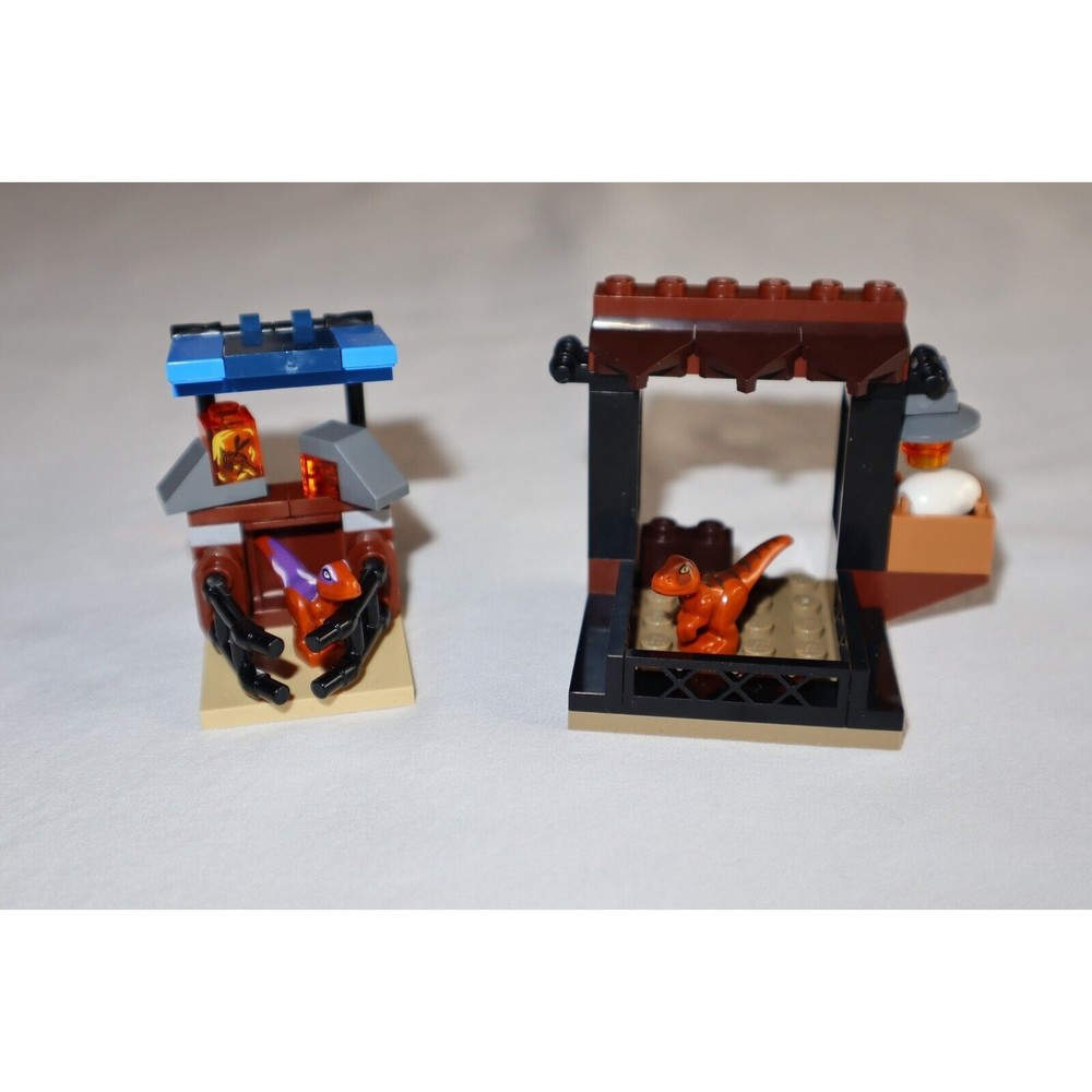LEGO Baby Dinosaur Minifigure Jurassic World 76945 & 30390 with Stalls Enclosure - Picture 1 of 11